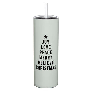 Skinny Tumbler 20oz JoyLovePeace