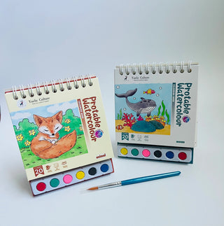 Children’s Portable Watercolor Painting Easel-Ocean