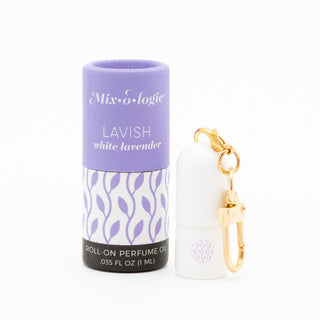 Mixologie | Lavish White Lavender Mini Roll-on Perfume Keychain