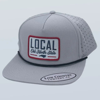 North Carolina Local Woven Patch Grey