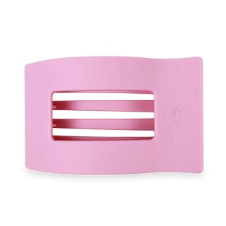Teleties Large Flat Rectangle Hair Clip | Merry Pinkmas