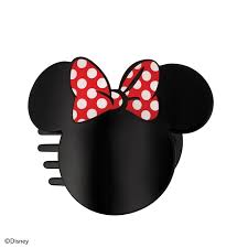 Teleties Large Flat Round Hair Clip | Minnie Mouse