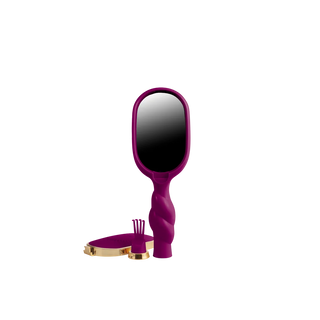 Teleties Mini Detangler Hair Brush for Medium Hair | Mulberry