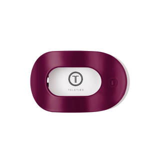 Teleties Large Flat Round Hair Clip | Mulberry