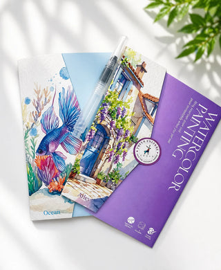 Watercolor Painting Kit-Ocean