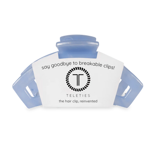 Teleties Open Large Claw Clip | Blue Lagoon