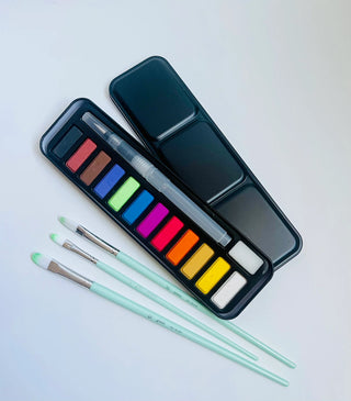Watercolor Palette-12 Paints