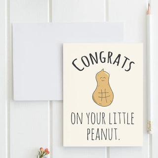 Baby Cards - Congrats On Your Little Peanut
