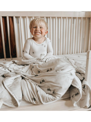 Gunamuna 1.0 Tog Blanket | Penguin-toddler