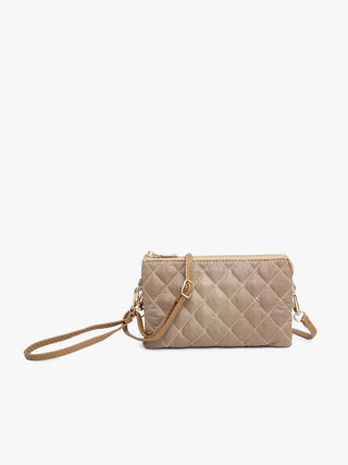 The Riley Puffer Crossbody |Taupe