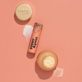 Poppy & Pout Lip Care Duo| Pink Grapefruit