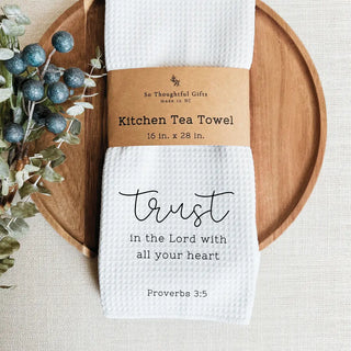 Scripture Dish Towel | Proverbs 3:5
