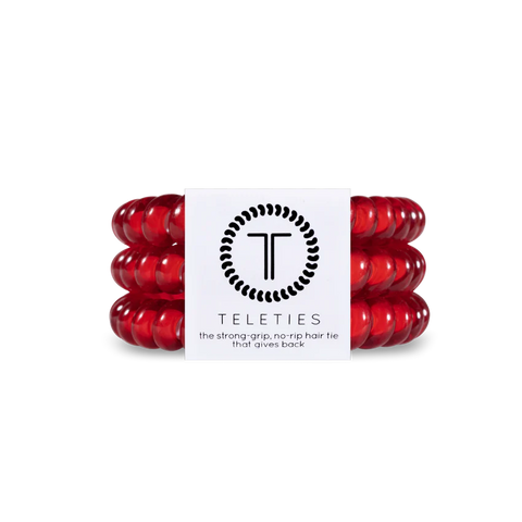 Teleties Small 3pk | Scarlet Red