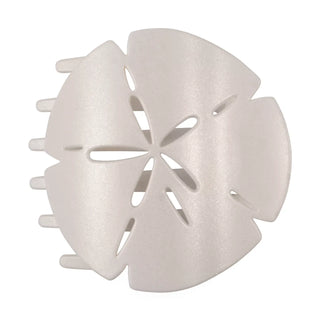 Teleties Tiny Flat Shape Hair Clip | Sand Dollar