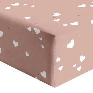 Gunamuna Crib Sheet | Hearts