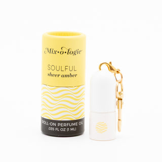 Mixologie | Soulful Sheer Amber Mini Roll-on Perfume Keychain