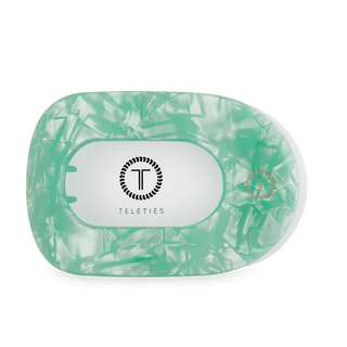 Teleties Medium Flat Round Hair Clip | Spring Splash