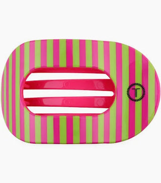 Teleties Medium Flat Round Hair Clip | Summer Crush