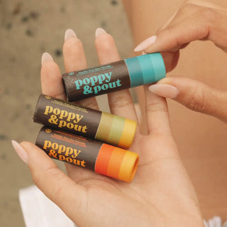 Poppy & Pout Lip Balm| Citrus Sunrise