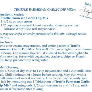 Truffle Parmesan Garlic Dip Mix
