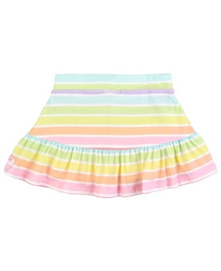 RuffleButts Rainbow Parade Knit Ruffle Skort