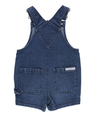 RuggedButts Medium Wash Denim Short Overall