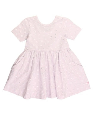 RuffleButts S/S Twirl Dress | Dainty Buds