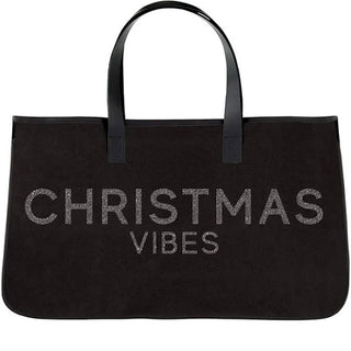 Canvas Tote-Christmas Vibes