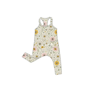 Gunamuna Cotton Tank Romper | Wildflower