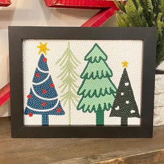 Christmas Trees Diamond Art Kit