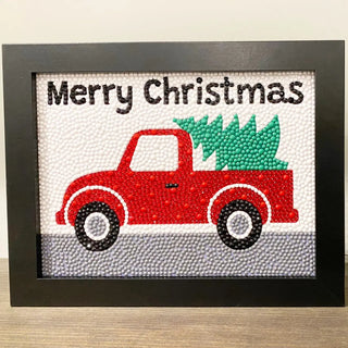 Christmas Tree Truck Diamond Art Kit