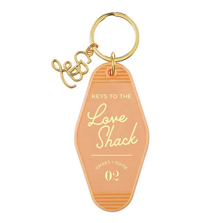 Hotel Key Tag Keychain | Love Shack