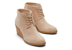 TOMS Hyde Sand Suede Wedge Boot