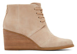 TOMS Hyde Sand Suede Wedge Boot