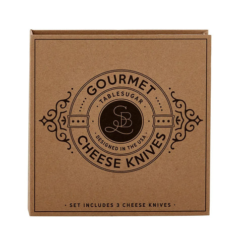 Cardboard Book Gift Set | Gourmet Cheese Knives