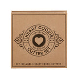 Cardboard Book Gift Set | Heart Cookie Cutters