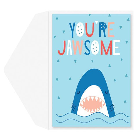 Greeting Card You're Jawsome Birthday