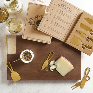 Cardboard Book Gift Set | Cheese Knives