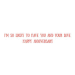 Greeting Card Every Day Love Anniversary