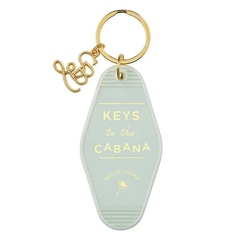 Hotel Key Tag Keychain | Cabana