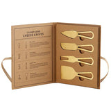 Cardboard Book Gift Set | Cheese Knives