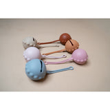 Three Hearts Silicone Pacifier Pouch in Several Colors