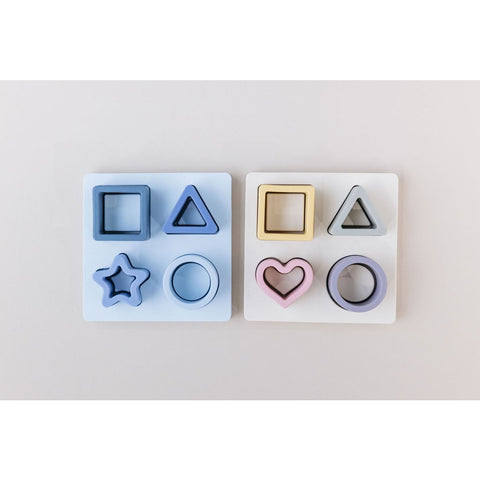 Three Hearts Silicone Shape Puzzle in Two Colors