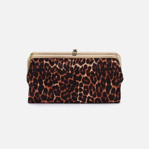 HOBO Lauren Clutch Wallet | Leopard