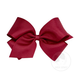 Wee Ones King Classic Bow | Cranberry