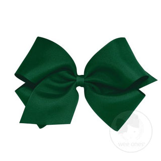 Wee Ones King Classic Bow | Forest Green