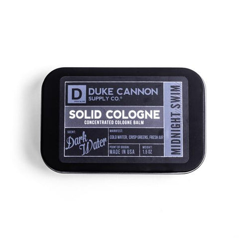 Duke Cannon Midnight Swim Solid Cologne