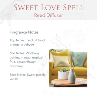 Airome' Ceramic Reed Diffuser-Sweet Love Spell