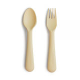 Mushie Fork And Spoon Set in Several Colors