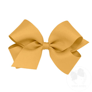 Wee Ones Medium Classic Bow | Old Gold